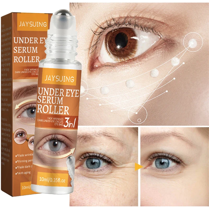 Anti Wrinkle Eye Sercum Rolling Massage Anti-aging Dark Circles Fade Fine Line Remove Eye Bags Puffiness Firming Repair Eye Care