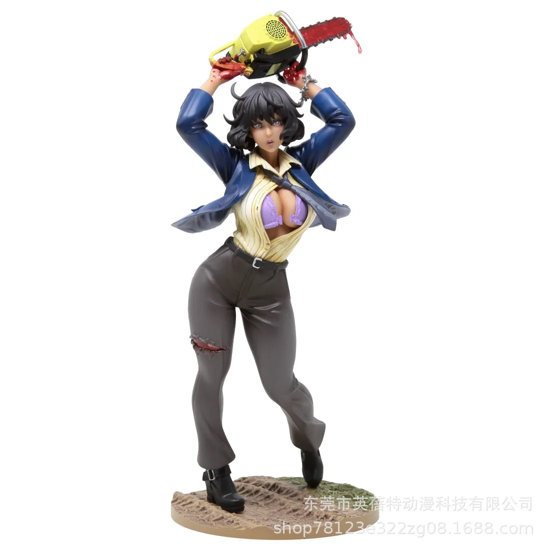 

20cm The Texas Chainsaw Massacre Anime Figure Leatherface Action Figure Sexy Figurine Pvc Ornaments Gift For Kids