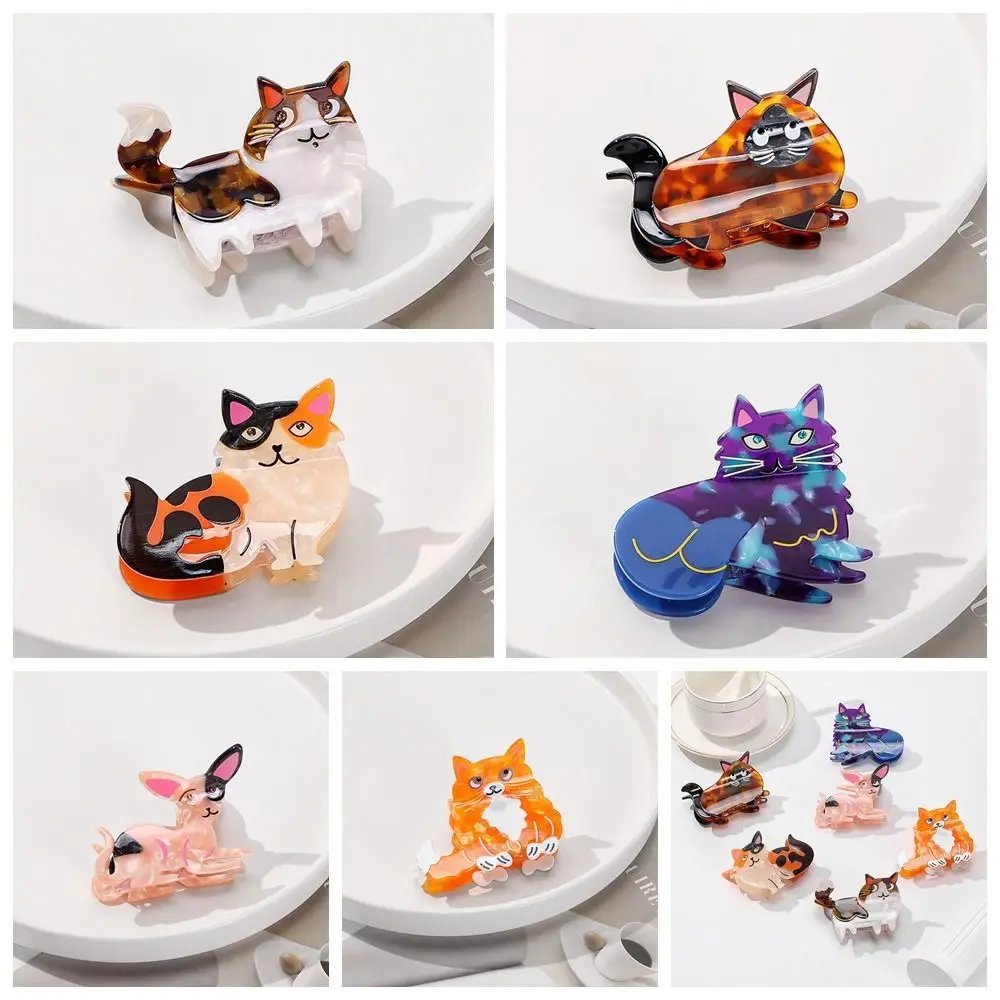 Модный корейский стиль уксусная кислота заколка для волос в виде животного