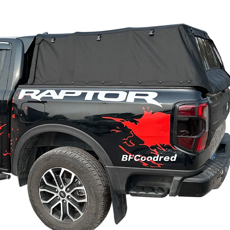 Фото Водонепроницаемый складной тент из ткани Оксфорд для кузова пикапа DMAX Isuzu №5