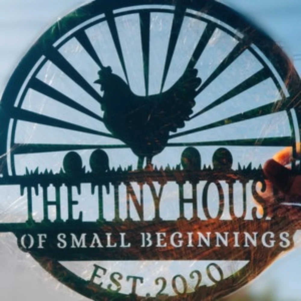 Индивидуальный знак курицы фермы металлический декор курятник семейное имя