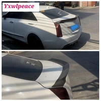 for cadillac ats 2015 2016 2017 2018 2019 high quality abs material trunk v spoiler body modification tail wing accessories