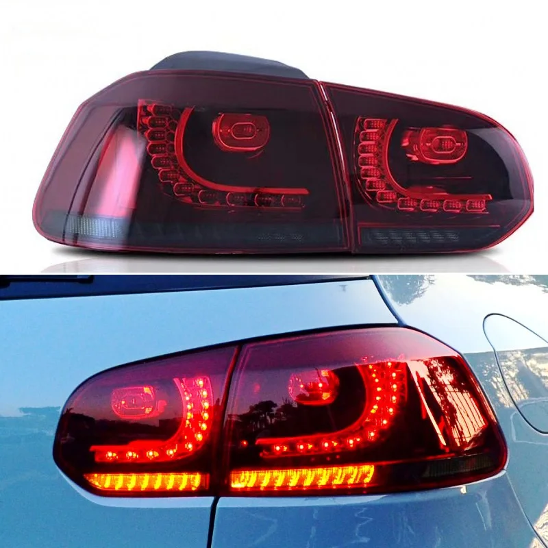 

LED Taillight For Volkswagen VW Golf 6 MK6 R20 2009 - 2013 Rear Running Lamp Brake Reverse Dynamic Turn Signal Tail Light