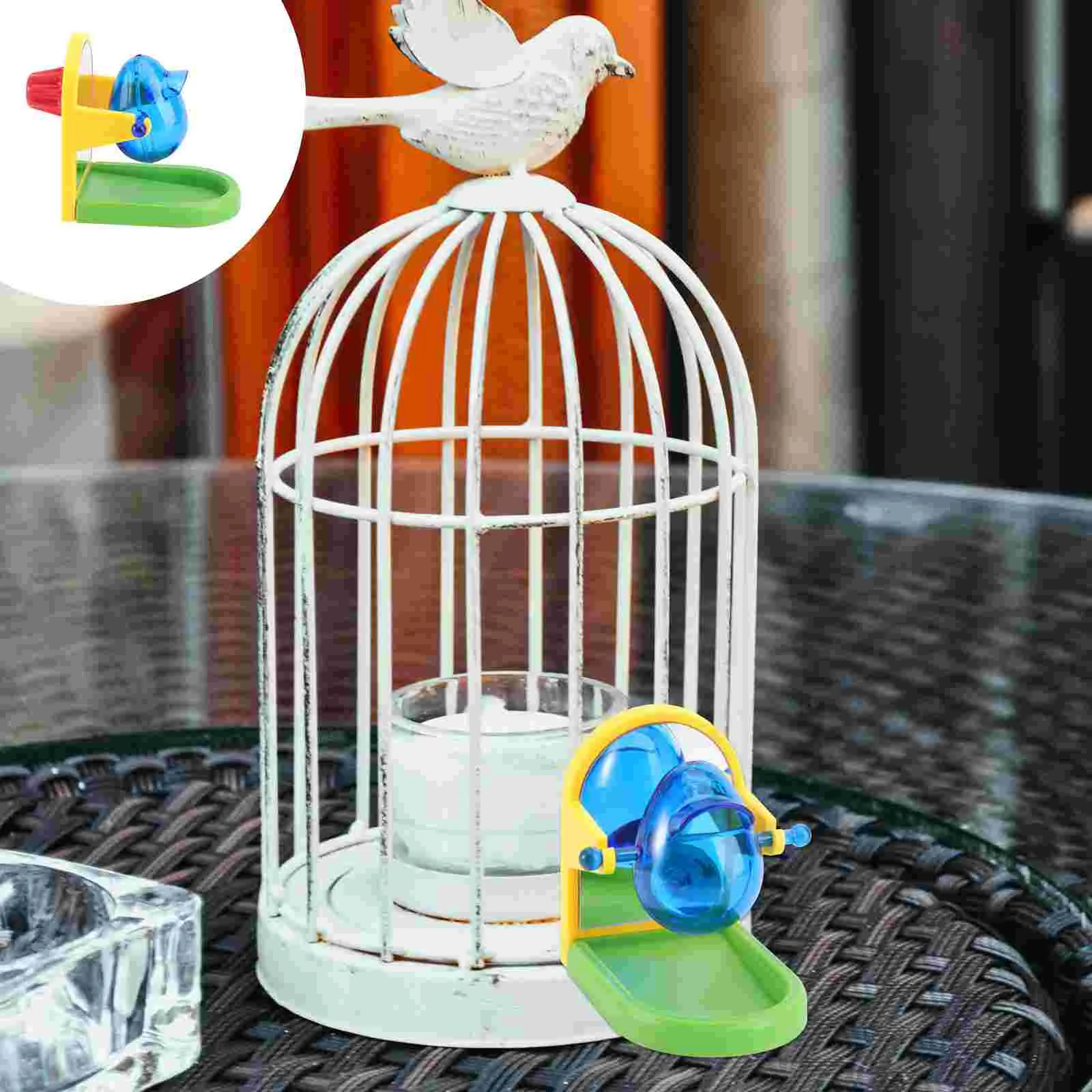 

Hanging Treat Foraging S Squiz Toys Clear Foraging Wheel Budgie Missing Food Toys Parrot Bird Cage Feeder Bird Plaything