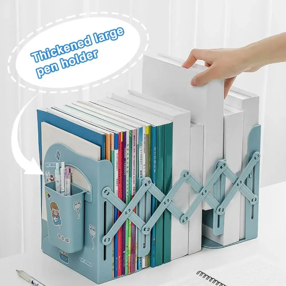 Высококачественная Регулируемая Выдвижная книжная полка офисные подставки