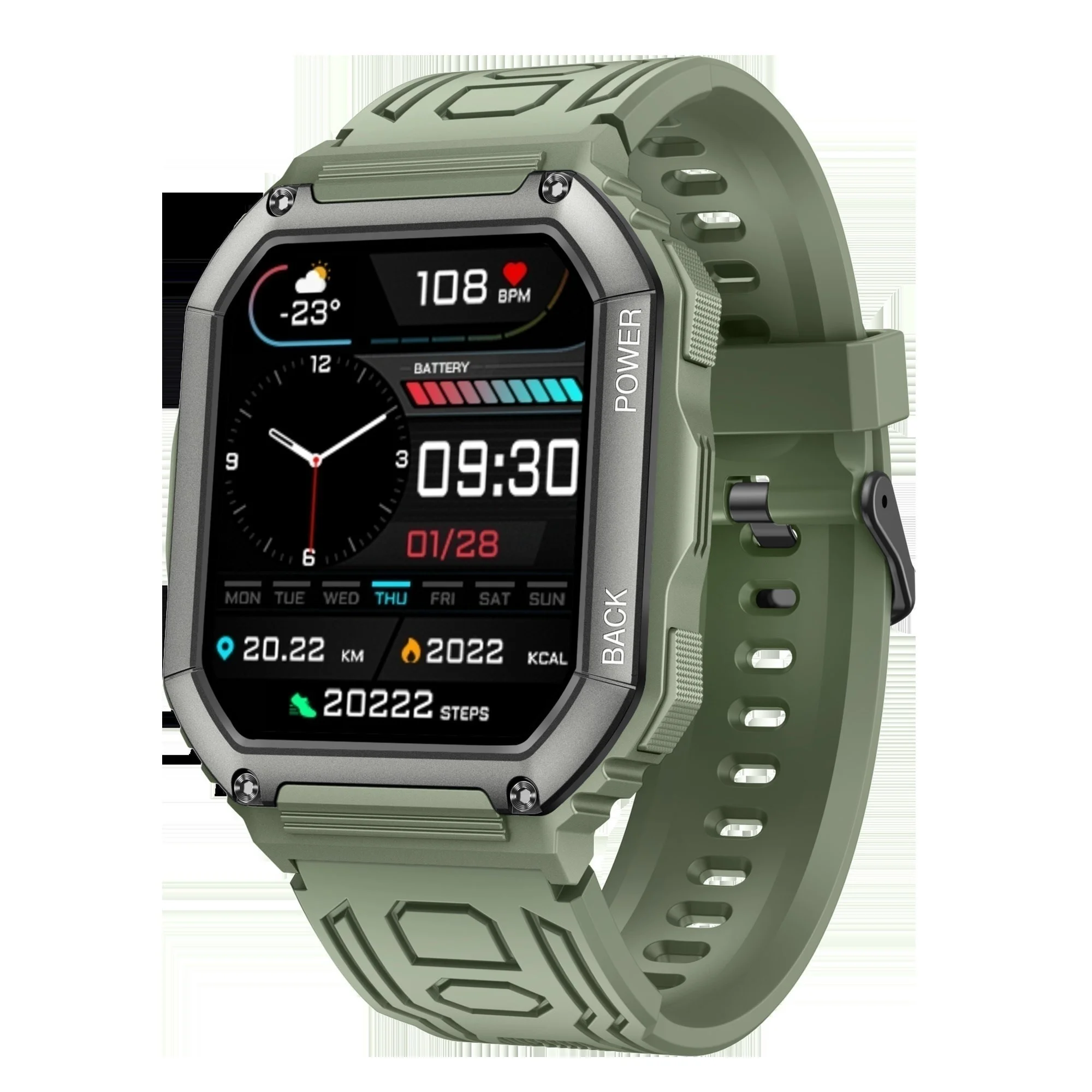 

Bluetooth Call 2022 NEW Smart Watch Men Smartwatch IP67 5ATM Waterproof Outdoor Sport Fitness Tracker 24H Health Monitor 1.8inch