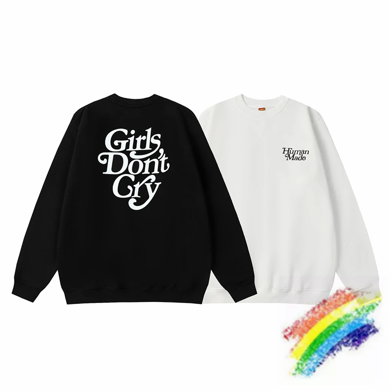 

HUMAN MADE Girls Don’t Cry Sweatshirts Men Women Best Quality Casual Crewneck