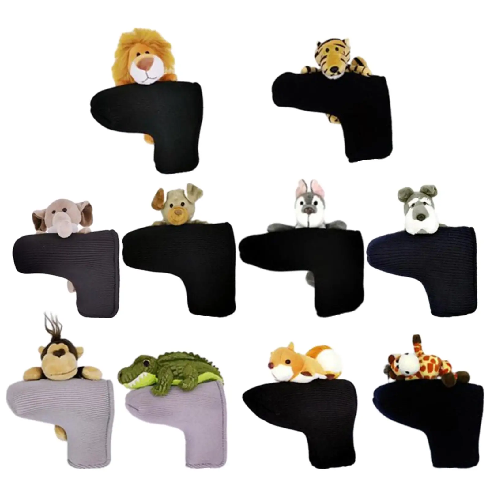 

Knitted Golf Club Head Covers Soft for Outdoor Sports Golf Bag Golfer Gift