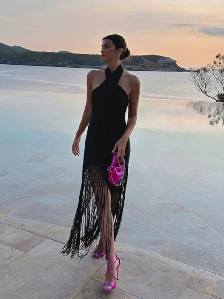 

Женское платье с открытой спиной, открытыми плечами, без бретелек