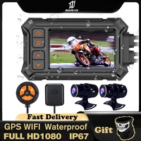 motorcycle recorder gps dash cam night vision camera motorcycle dvr motorcycle camera wifi full body waterproof tracker 1080p hd