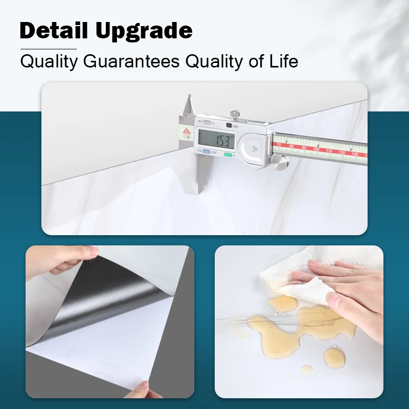 Совершенно новые Имитационные мраморные плитки самоклеящиеся наклейки для