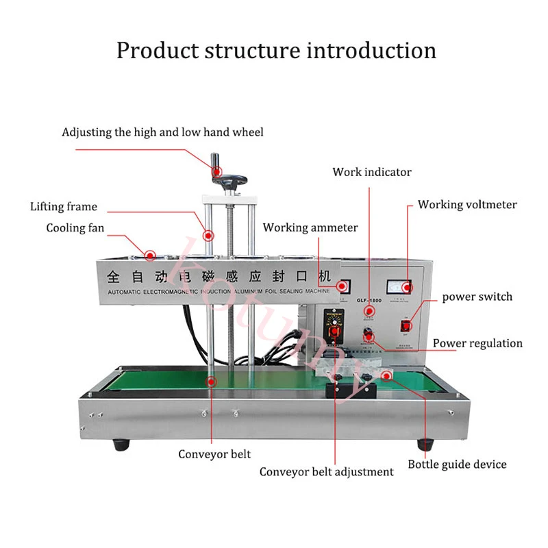 Машина для запечатывания бутылок из алюминиевой фольги с электромагнитной