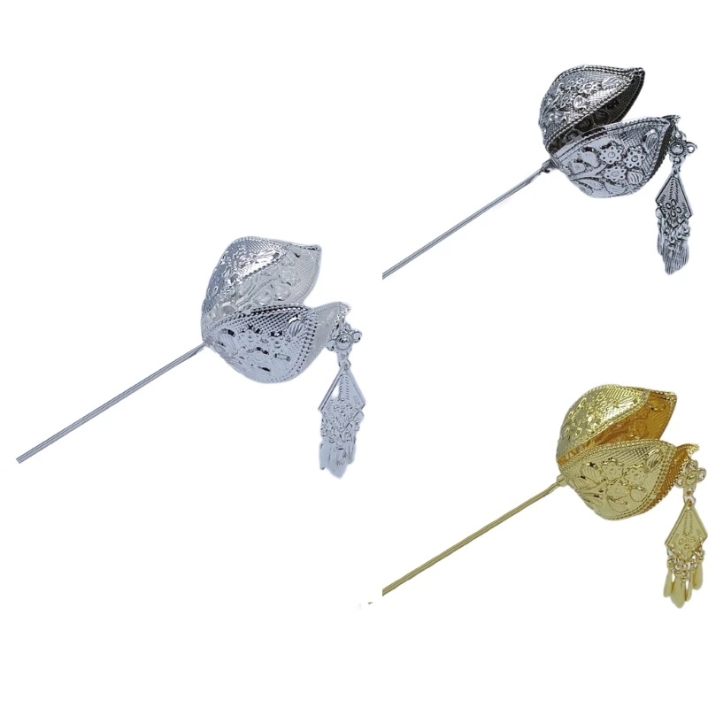 

Vintage Tassels Hair Pins Chinese Style Dangle Hair Sticks Hairpin Shaping Tool 449B