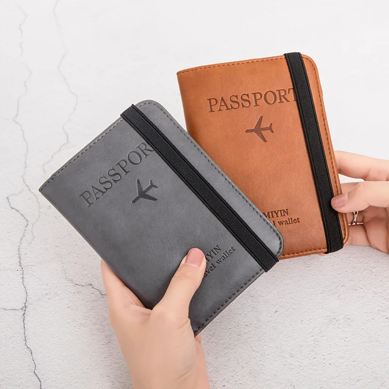 

Женский и мужской кошелек из искусственной кожи с RFID-защитой