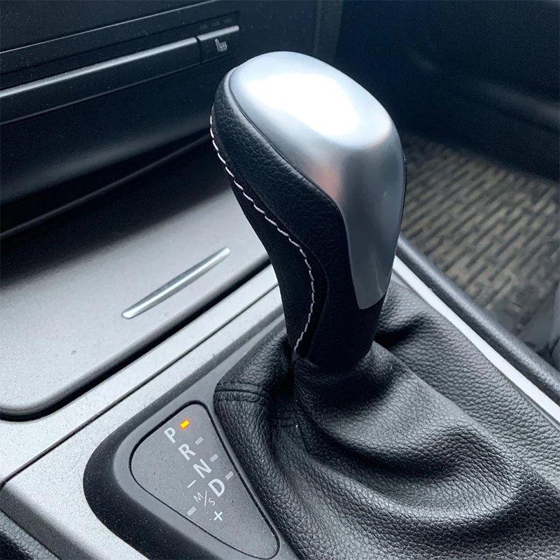 Автоматическая ручка переключения передач с алькантарой для BMW E81 E82 E87 E90 E92 E93 |