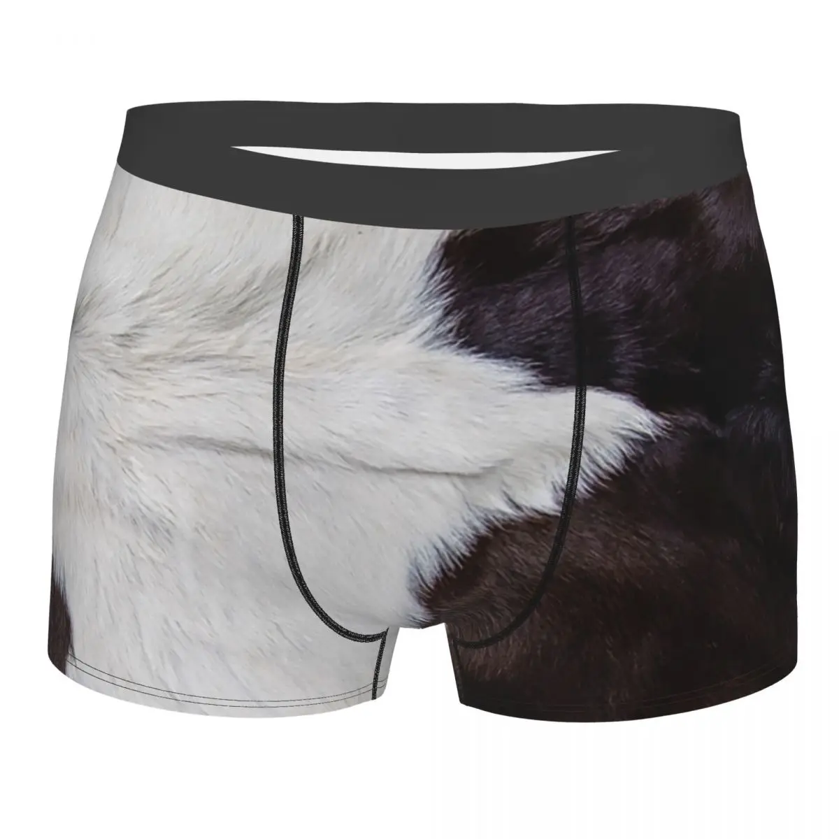 

Мужские трусы-боксеры из воловьей кожи с принтом