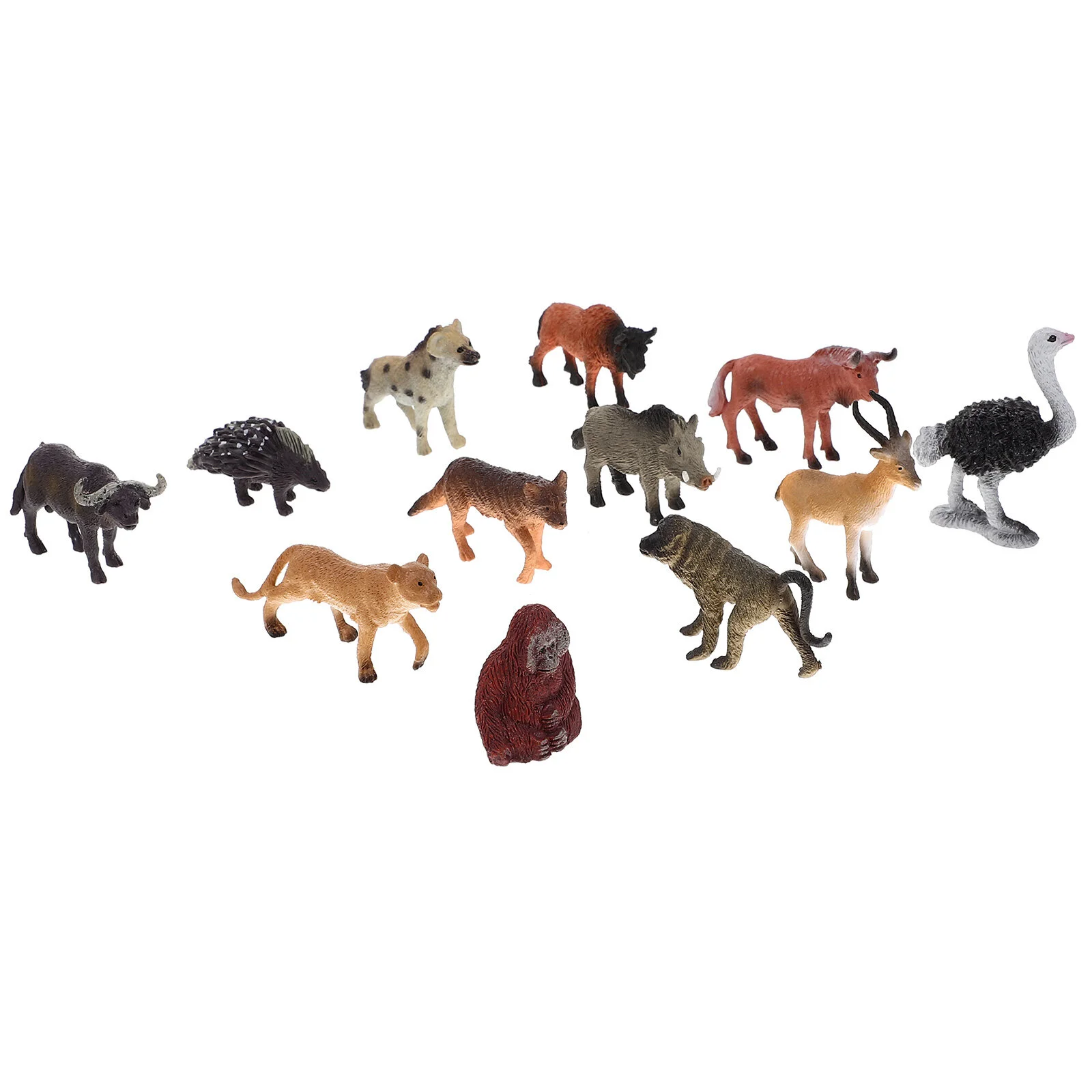 

Africa Creative Ornament Forest Animal Models Miniature Wild Figurine Figurines Decor African Wildlife Figures