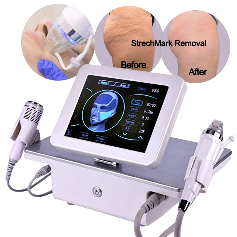 

2 in1 Fractional RF Microneedle Machine For Skin Rejuvenation RF Microneedling For Acne Scar Wrinkle Stretch Marks Removal