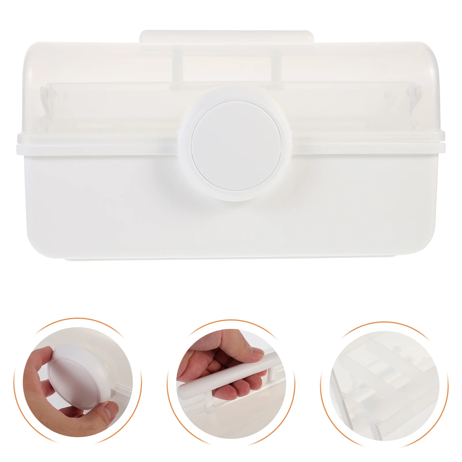 

Boxstorage First Aid Case Organizer Container Family Emergencyempty Kitcrafttravel Holder Clear Multilayer Medication Household