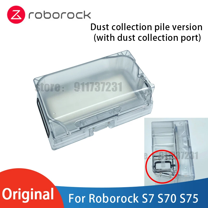 Roborock-repuestos para Robot aspirador S7, S70, S75, Original, con puerto de recolección de polvo, accesorio de filtro