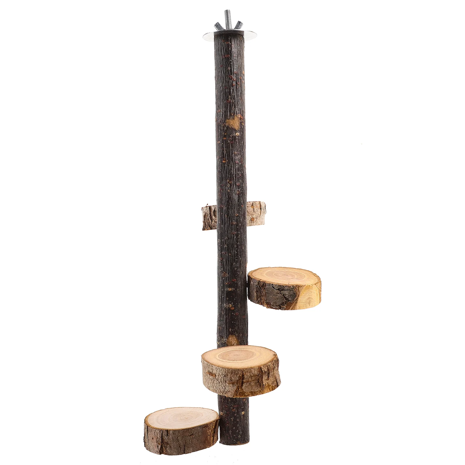 

Bird Perches Parakeet Cage Accessories Parrot Wooden Birdcage Climbing Toys Stand Chinchilla Hanging Platform