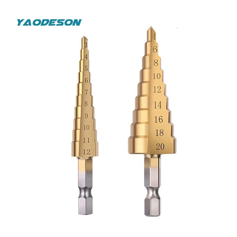 Высокоскоростное стальное ступенчатое электроинструмент сверло для металла