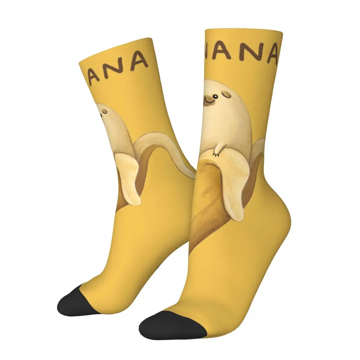 

Забавные сумасшедшие носки для мужчин Pugnana в стиле хип-хоп, винтажные, с собаками, бананами, интересные, с фруктами, Счастливого качества, с узором, с принтом, короткие носки для мальчиков