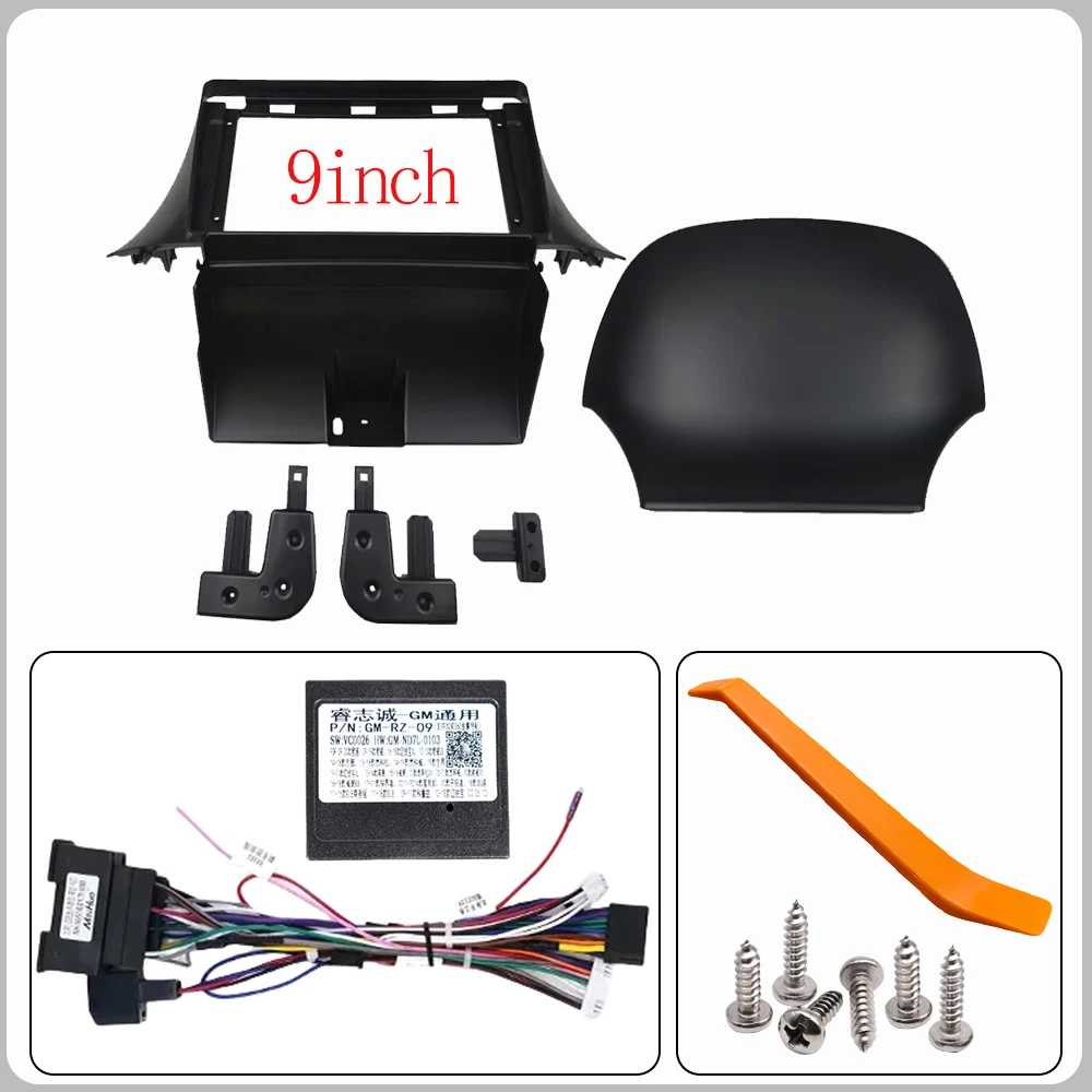 Фото Для Chevrolet Orlando 2009-2012 9-дюймовый радиоприемник Android стерео жгут экранов аксессуары навигация приборная панель кабельная рамка canbus №3