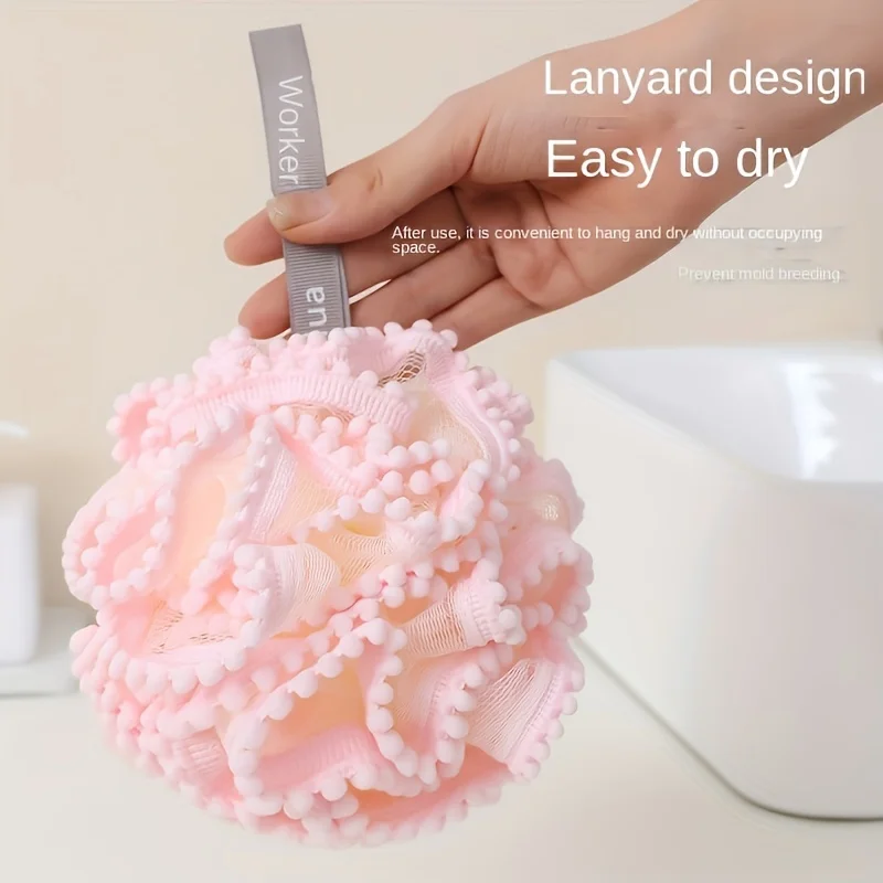 Душевая лейка для ванной комнаты губка сетчатый пуф душа тело аксессуары