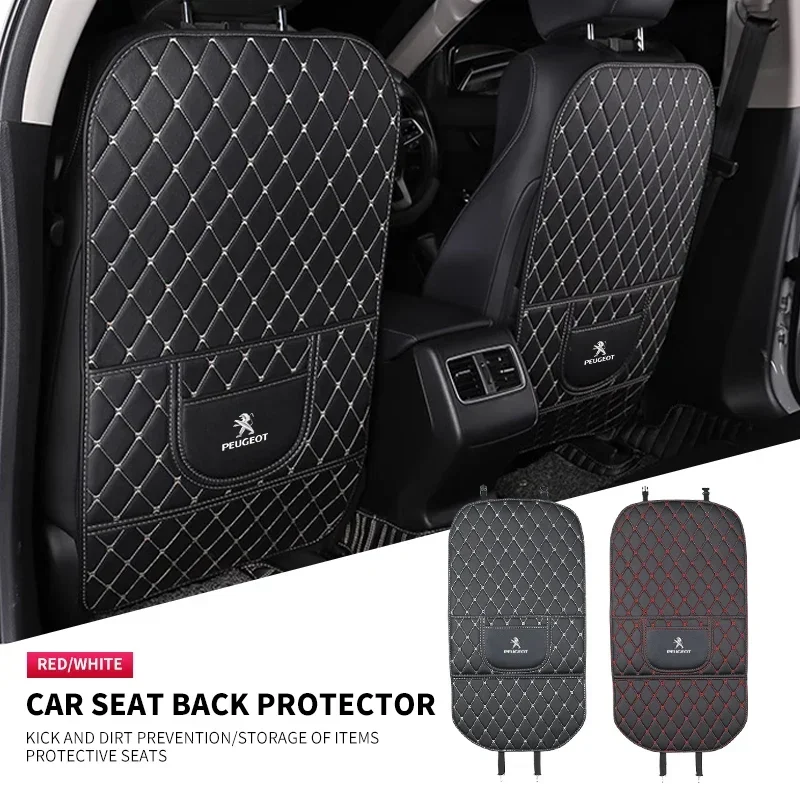 Защитный коврик на заднее сиденье автомобиля все включено для Peugeot 308 408 508 RCZ 208 3008