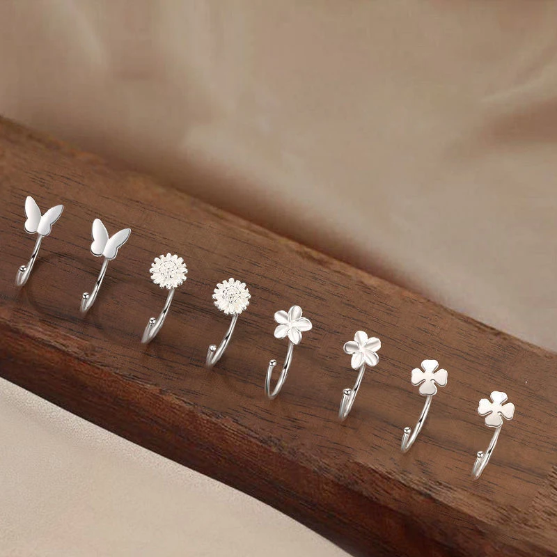 Модные элегантные геометрические минималистичные серьги-гвоздики для женщин и