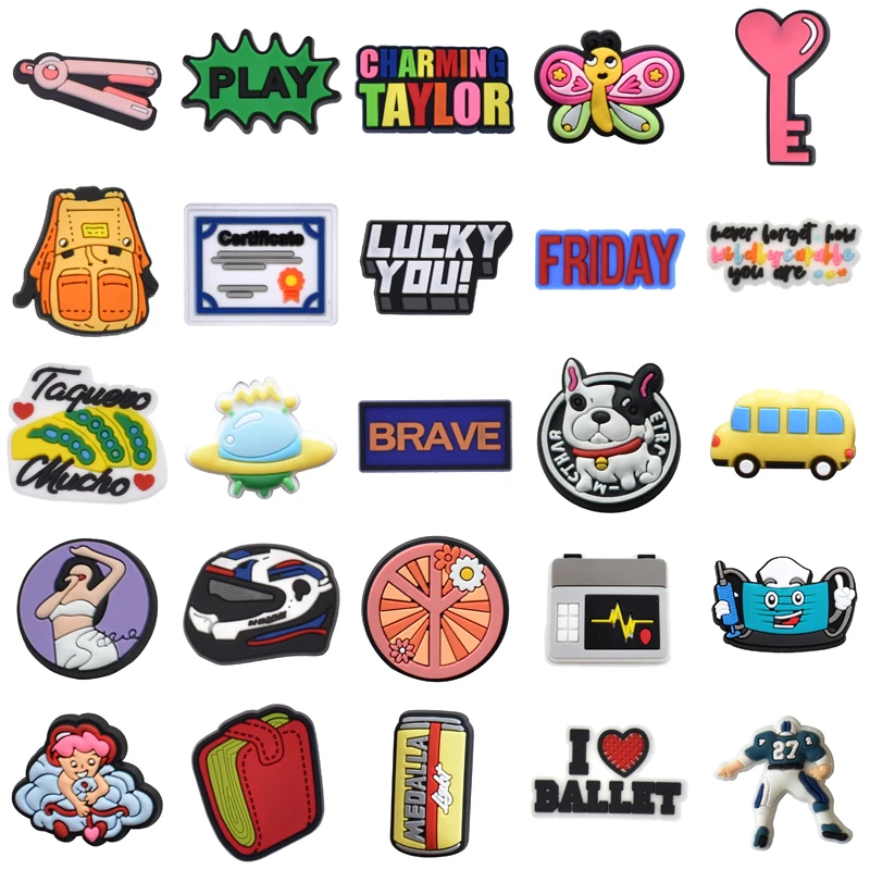 

Decorations for Crocs Wholesale Bulk Para Pins Gifts Shoe Charms Packs Shoes Accessories Kids Girl Set Jeans Men Boy Women Charm