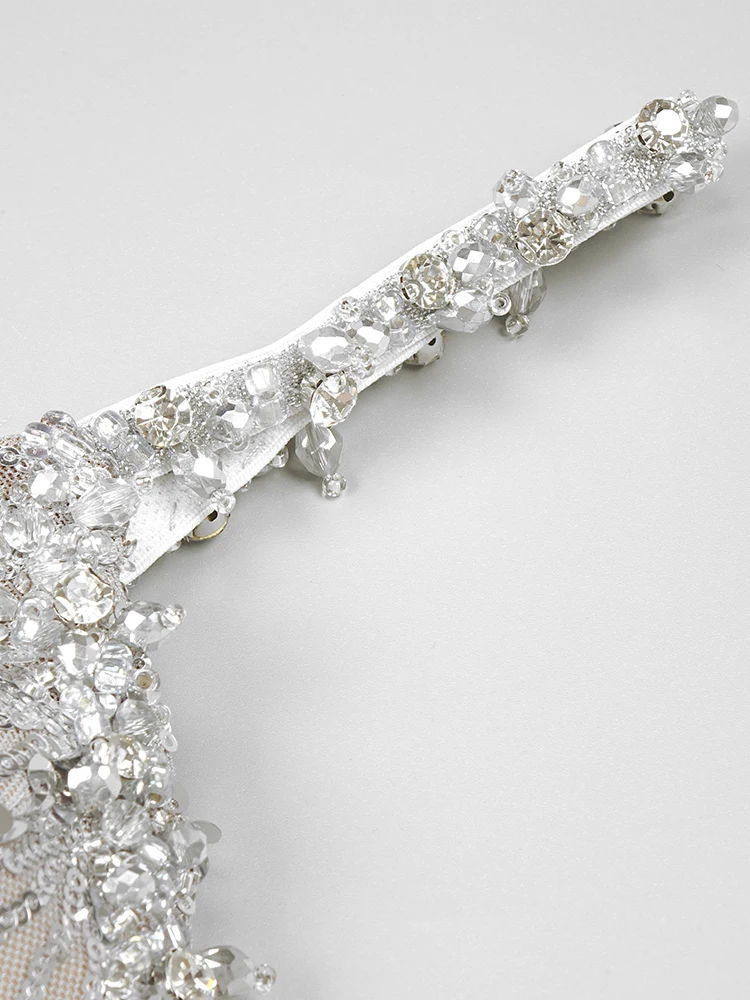 Женское длинное платье-макси VC с глубоким V-образным вырезом и открытой спиной