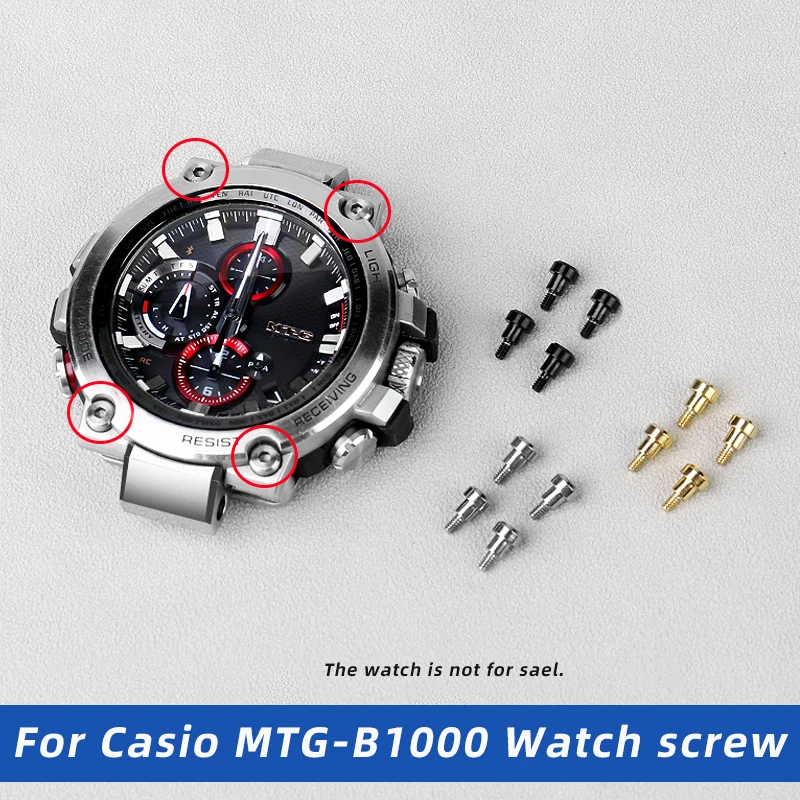 

Сменные аксессуары для часов Casio серии G-shock, сердце из стали MTG-B1000, винтовой циферблат часов