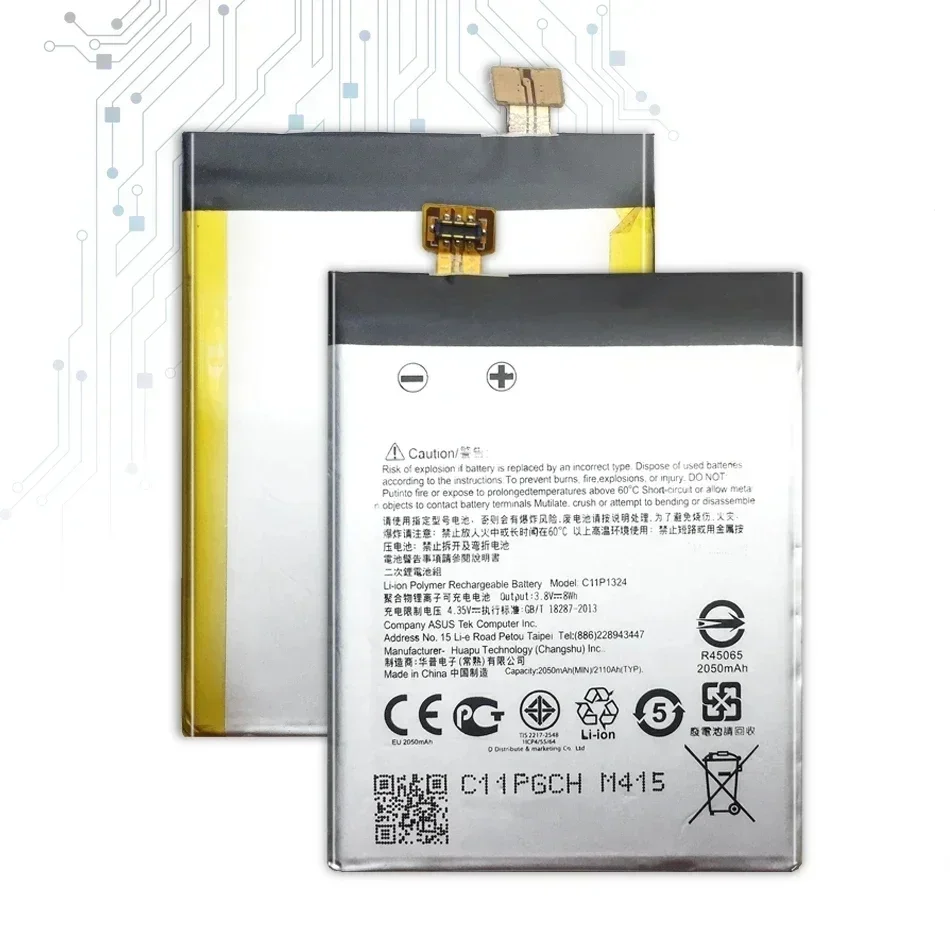 Сменный аккумулятор C11P1324 для ASUS ZenFone 5 A500G Z5 T00J A500CG A500KL A501CG 2050 мАч + номер