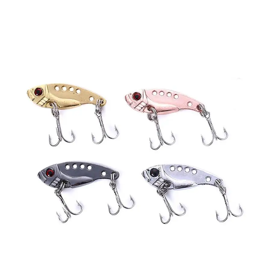 

1 Pcs Metal VIB Lures 3.2g Vibrations Spoon Lure Fishing Bait Bass Artificial Hard Bait Cicada Lure VIB Bait 3D Eyes