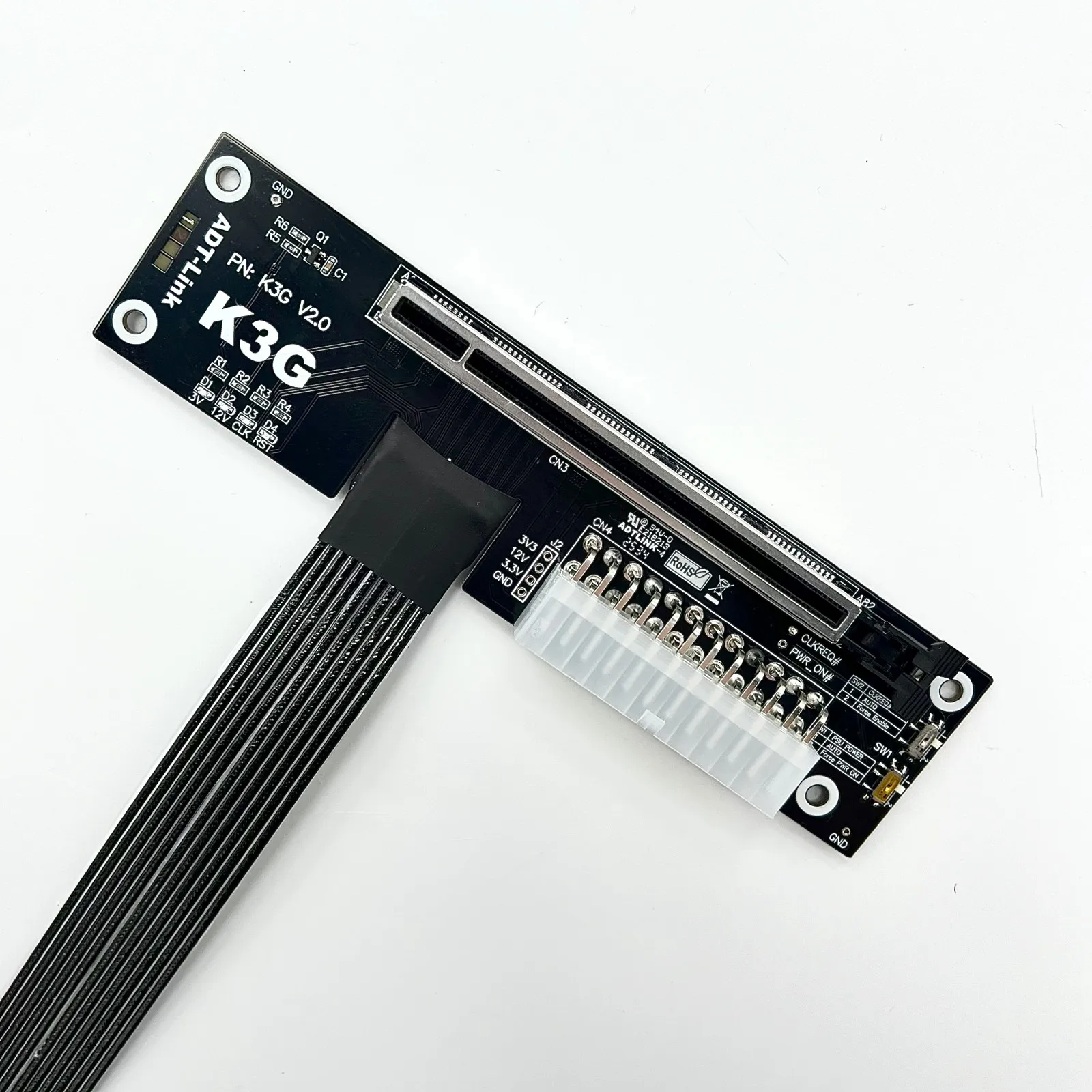 Фото ADT-Link K43SG M.2 NVMe PCIe 3.0/5.0 x4 для подключения внешней видеокарты к ноутбуку, док-станция для ASUS ROG ALLY, eGPU для игр на ПК. №3