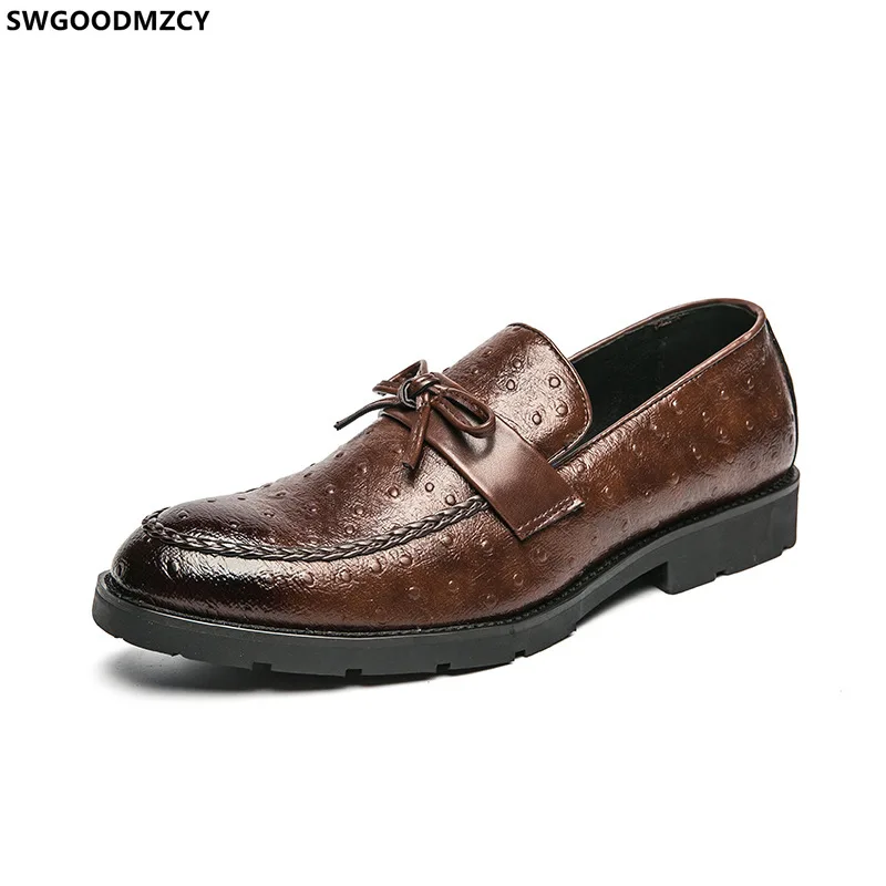 

Loafers for Men Casual Dress Man Shoes Business Suit 47 LEATHER SUIT Slip on Shoes Men The Office Brown Dress Italian Shoes 운동화
