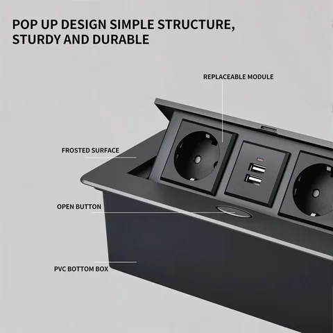 Настольная розетка USB-A/USB-C