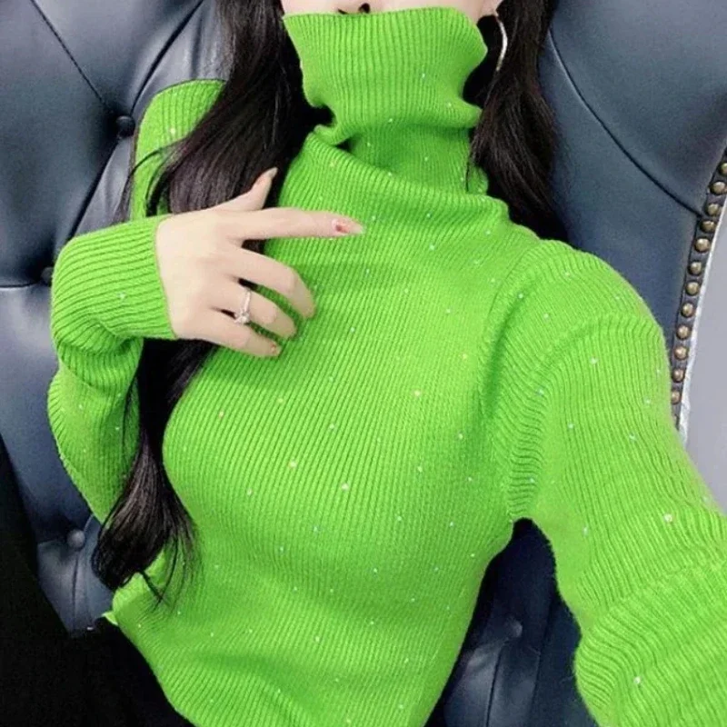 Вязаные свитера в Корейском стиле для женщин базовый Повседневный Женский