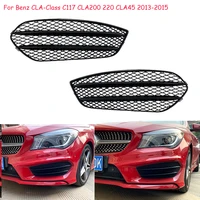 for mercedes benz cla class c117 cla200 220 cla45 2013 2014 2015 amg car front bumper grill grid fog light air vent grille cover