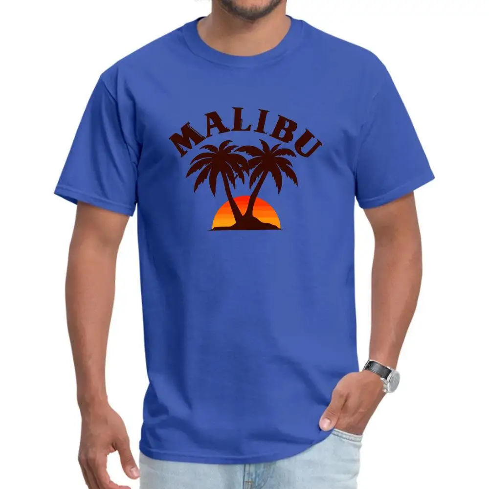 

Prevailing Men T Shirt O Neck Sleeve Wolf Malibu California T shirt Tops & Tees Print Tee-Shirt Drop Shipping