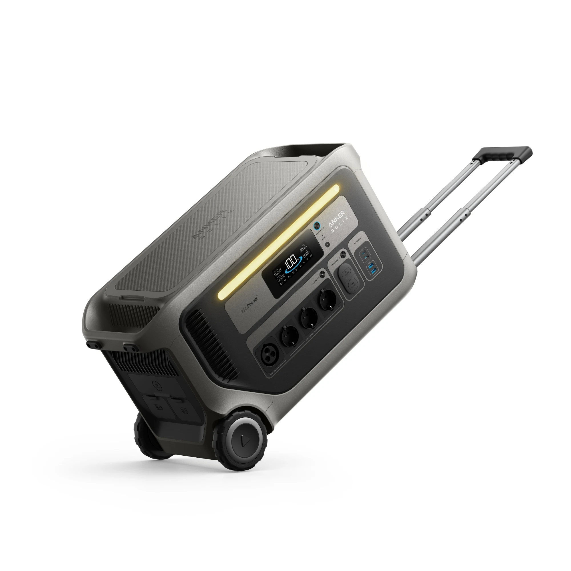 Anker SOLIX F3000 portable power station-3072 Wh battery, 4x3600W solar generator