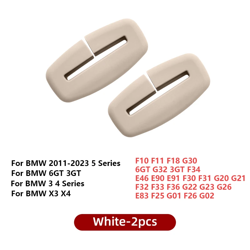 

Силиконовый автомобильный ремень безопасности с пряжкой, защитный чехол для переднего и заднего ремня безопасности для BMW 5 серии X3 F10 E90 F30 G20 G21 G01 G02 G32 G30