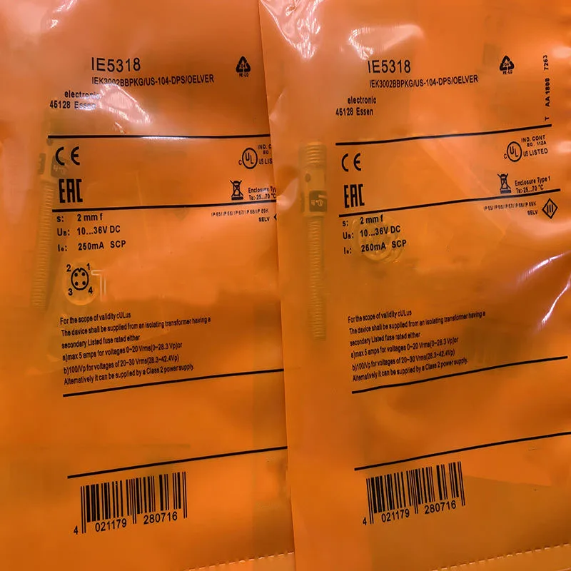 Новый IE5318 IE5319 IE5327 IE5328 IE5329 Индуктивный переключатель с датчиком приближения Sensor