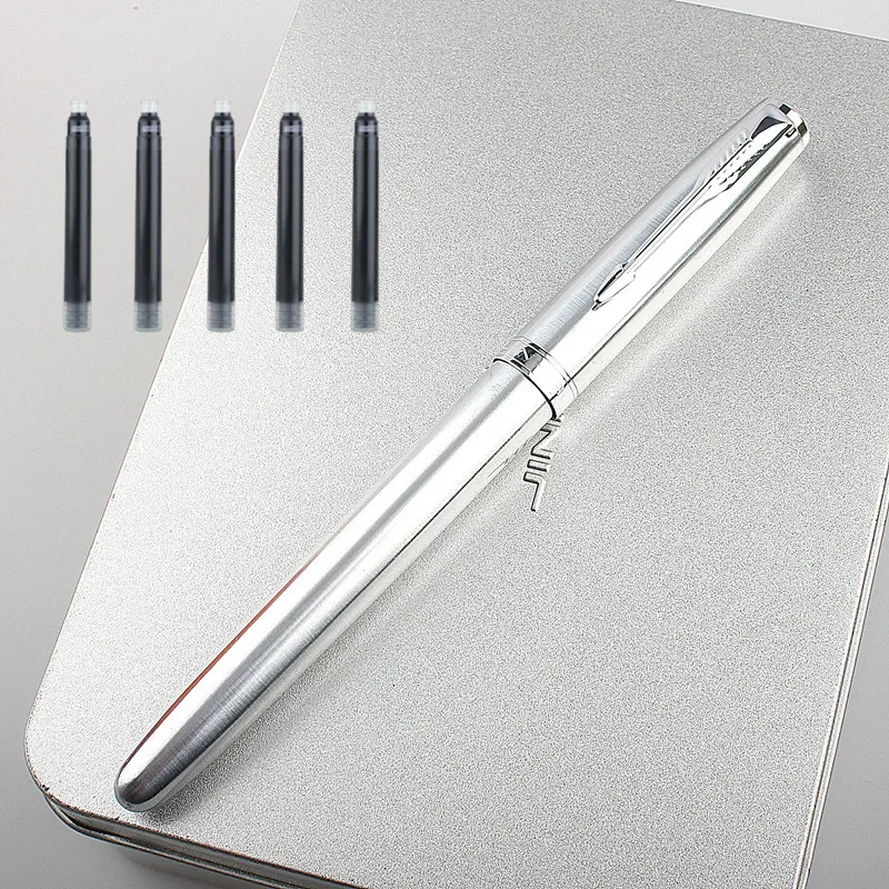

Jinhao 85 Metal Fountain Pen 0.38MM Ink Pen Office Business Writing Gift Ink Pen