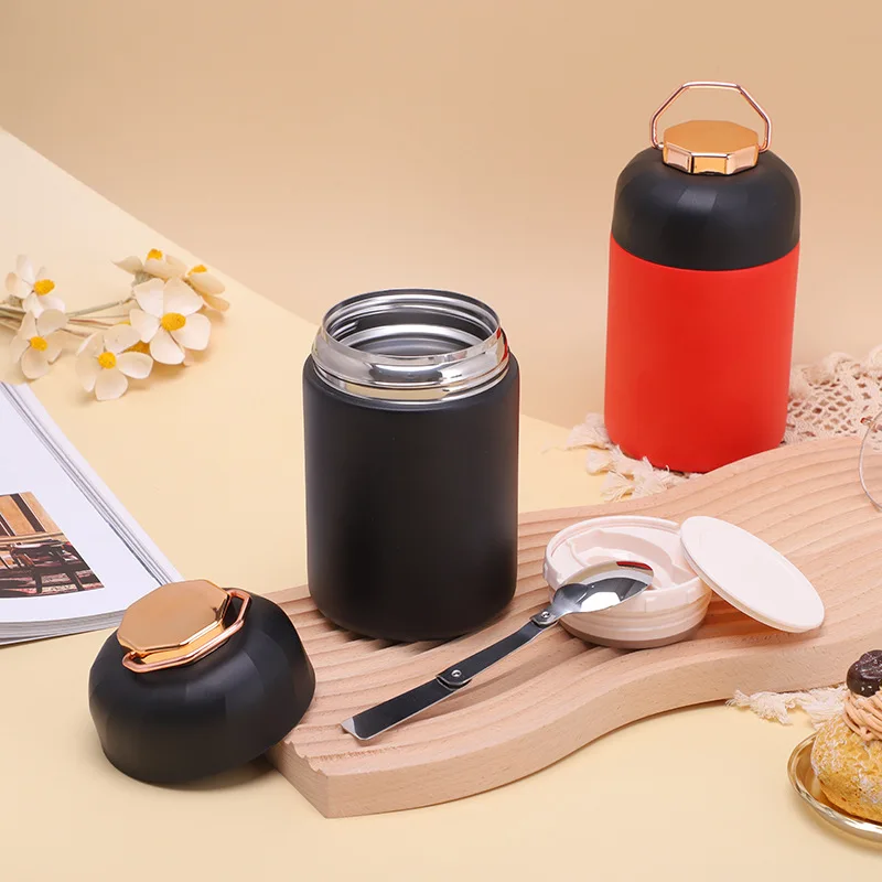 

Портативные термосы из нержавеющей стали для студентов, Ланч-бокс, изолированная каша, молока, завтрака, супа, чашки, Женская дорожная чашка