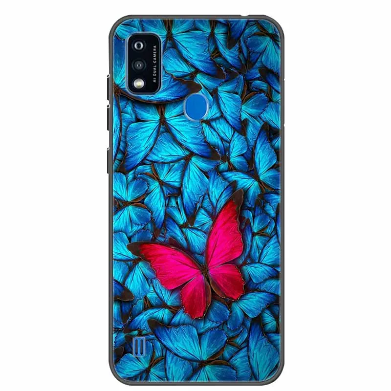 Чехол для ZTE Blade A51 роскошный силиконовый мягкий чехол из ТПУ A51/A71 защитный