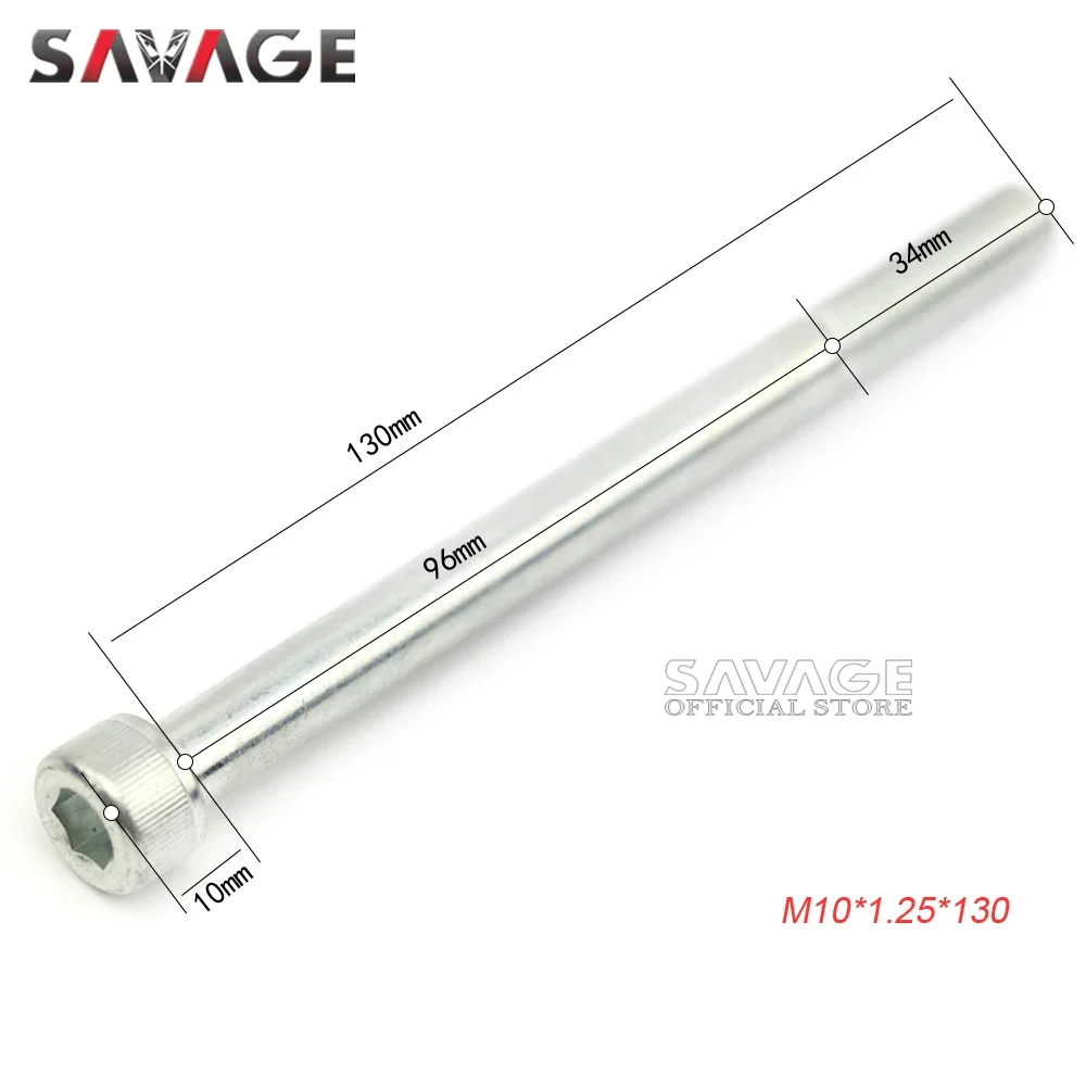 

Шестигранная головка стандарта M10 * 1,25 100 110 120 130 140 мм 150 # аксессуары для мотоциклов из нержавеющей стали