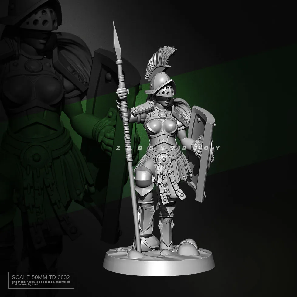 

50mm Resin soldier model kits figure colorless and self-assembled TD-3632